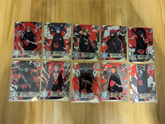 Cartes Naruto Kayou AR silver 1-10